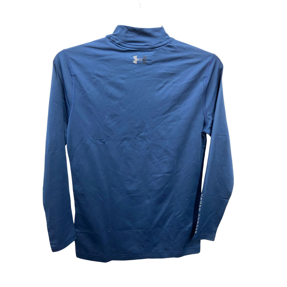 Under Armour Navy Quarter Zip Pullover Shirt - Small
